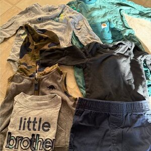 “Little Brother” baby toddler clothing 6 pieces